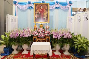 ลงนามถวายพระพร สมเด็จพระบรมราชชนนีพันปีหลวง และ พระเจ้าวรวงศ์เธอ ฯ กรมหมื่นสุทธนารีนาถ