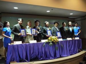 พิธีลงนามบันทึกความร่วมมือโครงการพัฒนาระบบการแพทย์ฉุกเฉินสำหรับผู้สูงอายุ ผู้ที่บกพร่องทางการได้ยินและผู้ที่บกพร่องทางการพูด ระหว่างสถาบันการแพทย์ฉุกเฉินแห่งชาติ และมูลนิธิสากลเพื่อคนพิการ โดยสำนักงาน กสทช. เป็นผู้สนับสนุนโครงการ