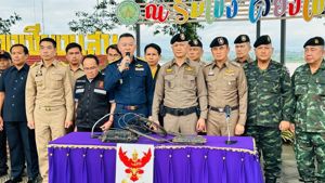 ตำรวจ สำนักงาน กสทช. และหน่วยงานความมั่นคงลงกำชับพื้นที่เชียงแสน เร่งรัดปราบปรามแก๊งคอลเซ็นเตอร์ในเขตพื้นที่ ต่าง ๆ ของคิงส์โรมัน